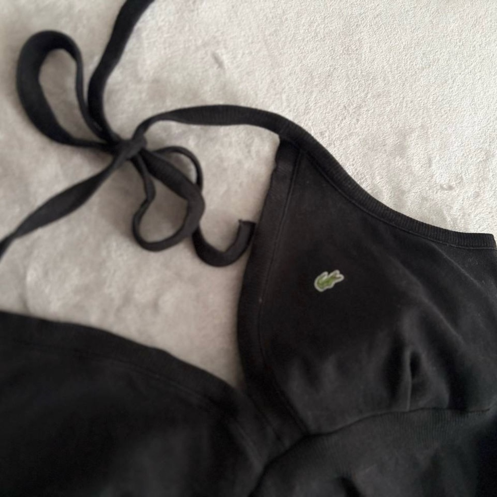Lacoste Women's Elegant Black Backless Dress - Picture 4 of 6